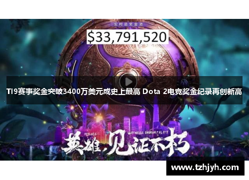 TI9赛事奖金突破3400万美元成史上最高 Dota 2电竞奖金纪录再创新高
